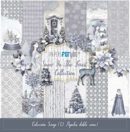Paper for You 12x12 Paper Pack - Snow On The Forest