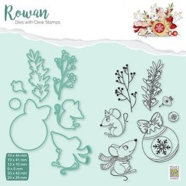 Nellies Rowan Dies & Clearstamp - Christmas Bouble