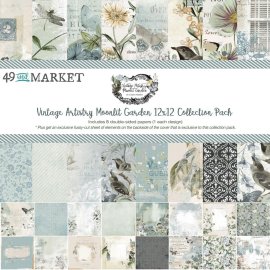 49 And Market 12x12 Collection Pack - Vintage Artistry Moonlit Garden