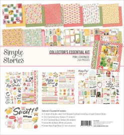 Simple Stories 12x12 Collectors Essential Kit - Pink Lemondade