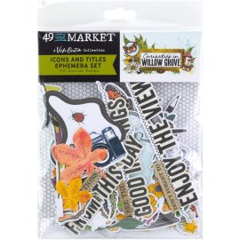 49 and Market Ephemera Set Icons And Titles - Curiosities In Willow Grove
