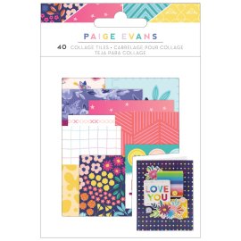 Paige Evans Collage Tiles - Blooming Wild