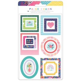 Paige Evans Chipboard Framess - Blooming Wild