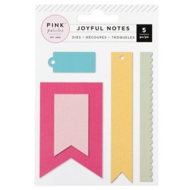 Pink Paislee Die Set - Joyful Notes 