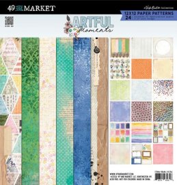 49 and Market 12x12 Paper Pad - Artful Moments