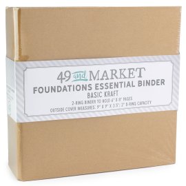 49 and Market Foundations Essential Binder - Basic Kraft