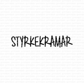 Gummiapan stämpel - Styrkekramar