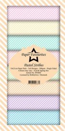 Paper Favourites Slim Card Pastel Stribes