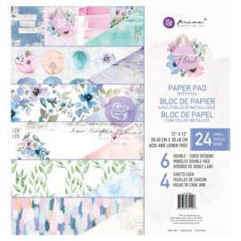 Prima Double-Sided Paper Pad 12X12 - Watercolor