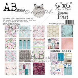 A.B Studio paper pad 6x6 - Unecpected