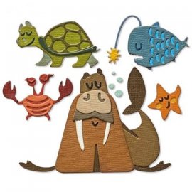 SIZZIX/TIM HOLTZ THINLITS DIE Under the Sea 2