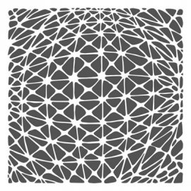 The Crafters Workshop Stencil 6x6 - Geo Netting