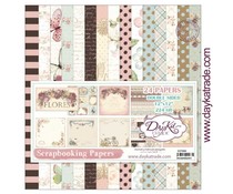 DayKa -Trade Flores 12x12 Inch Paper Pack