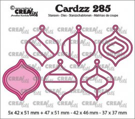 Crealies Cardzz Elements Christmas Baubles