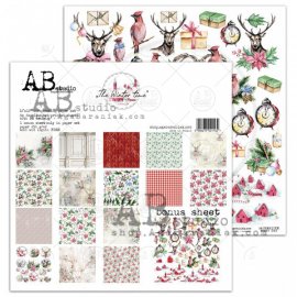 A.B Studio Paper set 12x12 - The Winter Time