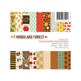 American Crafts Paperpad 6x6 - Woodland forest