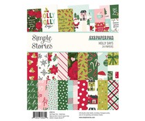 Simple Stories 6x8 Paper Pad - Holly Days