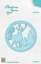 NS Christmas Scene Dies - Reindeer