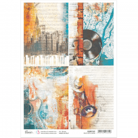 Ciao Bella Rispapper A4 - Country wood