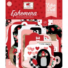 Echo Park Cardstock Ephemera - Hello Valentine