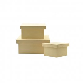 Vaessen Creative - Wooden box plywood set 3pcs