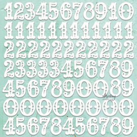Mintay Papers Chipboard - Number set