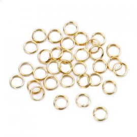 Vaessen Creative Double rings 6mm 30pcs gold