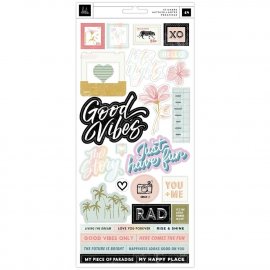 Heidi Swapp Old School Cardstock Stickers