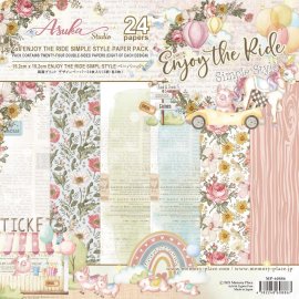 Asuka Studio Paper Pack 6X6 - Simple Style Enjoy The Ride