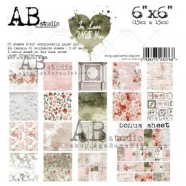 AB studio - In love with you - Paper pad 6x6
