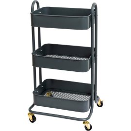 We R Makers A La Cart Storage Cart With Handles - Black