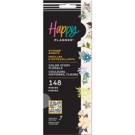 Happy Planner Sticker - Color Story Florals