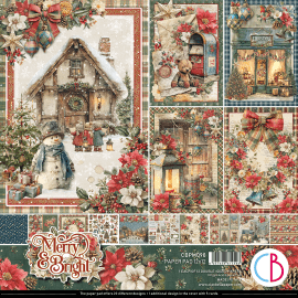 Ciao Bella 12x12 Paper Pad - Merry & Bright