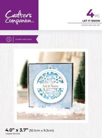 Crafters Companion Stamp & Dies - Let it Snow