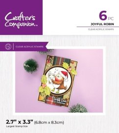 Crafters Companion Stamps - Joyful Robin
