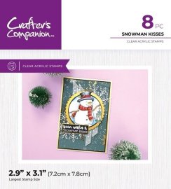 Crafters Companion Stamps - Snowman Kisses