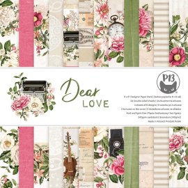 Piatek13 Paper Pad 6X6 - Dear Love