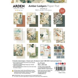 Arden Creative 6x8 Paper Pad - Amber Ledgers