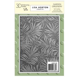 Lisa Horton Embossing Folder 5x7 inch - Garden Ery
