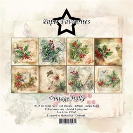 Paper Favourites 6x6 Paper Pack - Vintage Holly