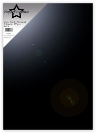 Paper Favourites Mirror Card Glossy - Black