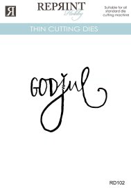 Reprint Dies - Cozy Christmas God Jul