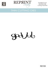 Reprint Dies - Cozy Christmas God Jul
