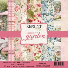 Reprint 8x8 Paper Pack - Summer Garden