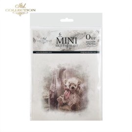 Itd Collection Rice decoupage paper- 6 stycken bilder