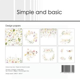Simple and Basic 6x6 Paperset - Spring Feelings