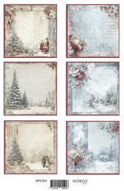 Reprint Papper A4 Klippark Tags - Deck The Halls