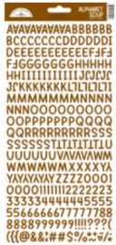 Doodlebug Alphabet Puffy Stickers - Bon Bon
