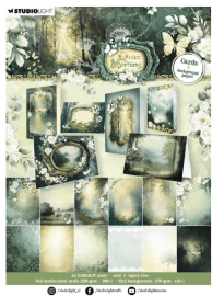 Studio Light Designer Paper Pad Cards & Backgrounds - Quiet Morning