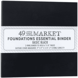49 And Market Foundations Binder - Black